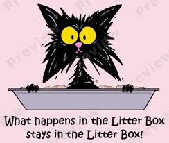 litter box cartoon